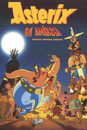 Cartel de Astérix en América