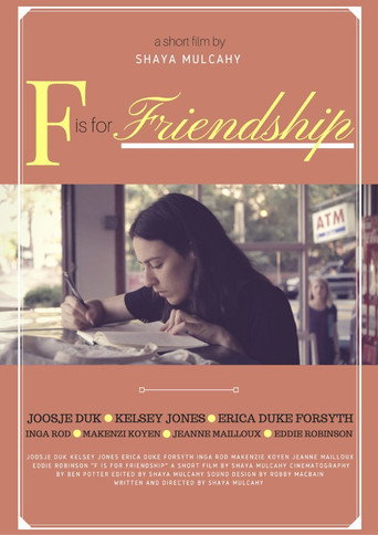Cartel de F Is for Friendship