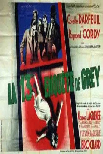 Cartel de La treizième enquête de Grey