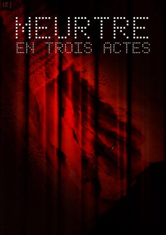 Cartel de Meurtre en trois actes