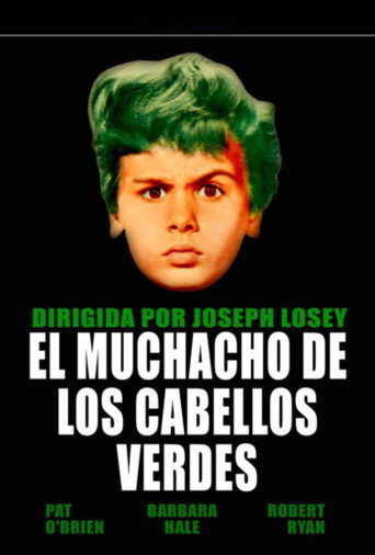 Cartel de El muchacho de los cabellos verdes
