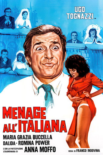 Cartel de Menage a la italiana