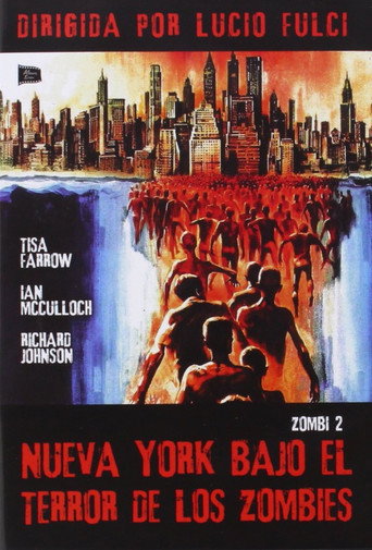Cartel de Nueva York bajo el terror de los zombies