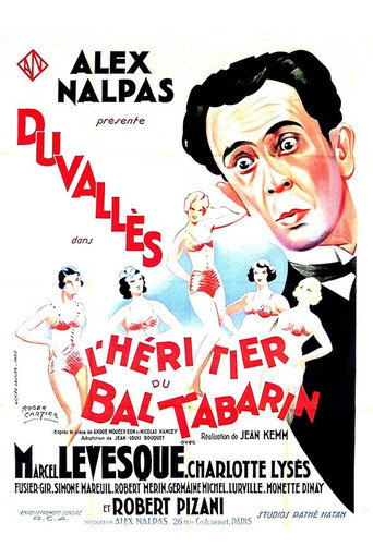 Cartel de L'héritier du Bal Tabarin