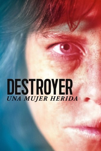 Cartel de Destroyer. Una mujer herida
