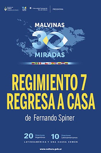 Cartel de Regimiento 7 regresa a casa