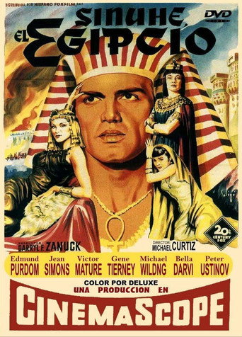 Cartel de Sinuhé, el egipcio