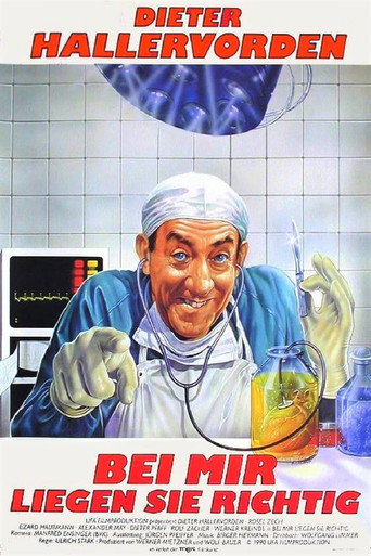 Cartel de Bei mir liegen Sie richtig