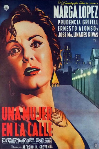 Cartel de Una mujer en la calle