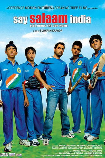 Cartel de Say Salaam India: 'Let's Bring the Cup Home'
