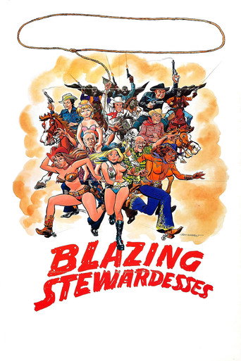 Cartel de Blazing Stewardesses