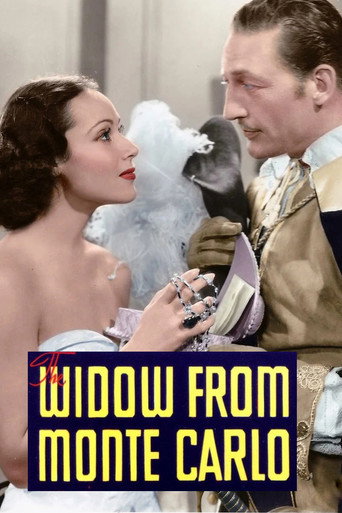 Cartel de The Widow from Monte Carlo