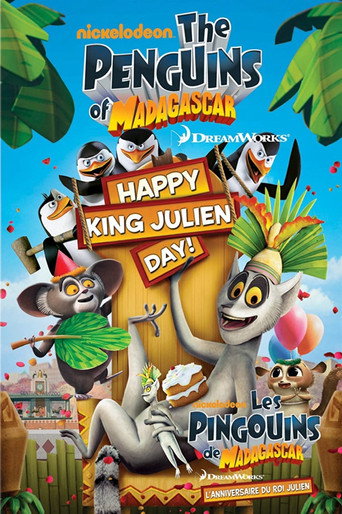 Cartel de The Penguins of Madagascar: Happy King Julien Day