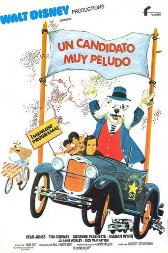 Cartel de Un candidato muy peludo