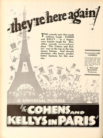 Cartel de The Cohens and the Kellys in Paris