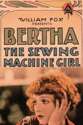 Cartel de Bertha the Sewing Machine Girl