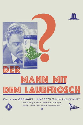 Cartel de Der Mann mit dem Laubfrosch