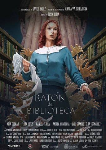 Cartel de Ratón de biblioteca
