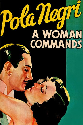 Cartel de A Woman Commands