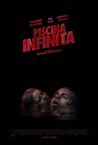 Cartel de Piscina infinita