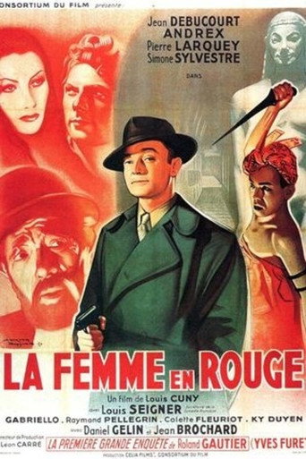 Cartel de La Femme en rouge
