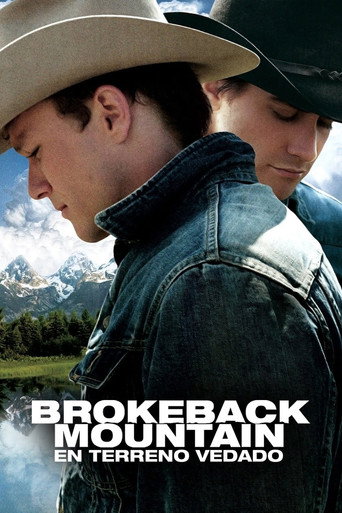 Cartel de Brokeback Mountain. En terreno vedado