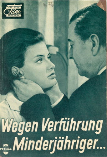 Cartel de Wegen Verführung Minderjähriger