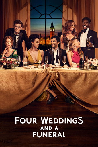 Cartel de Cuatro bodas y un funeral