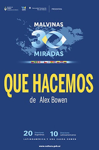 Cartel de ¿Qué hacemos?