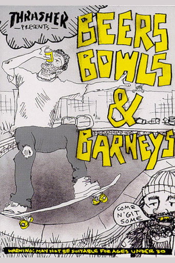 Cartel de Thrasher - Beers, Bowls & Barneys