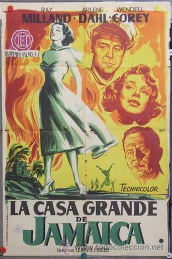 Cartel de La casa grande de Jamaica