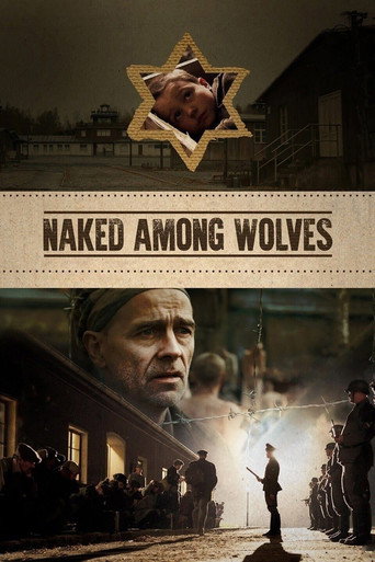 Cartel de Desnudo entre lobos