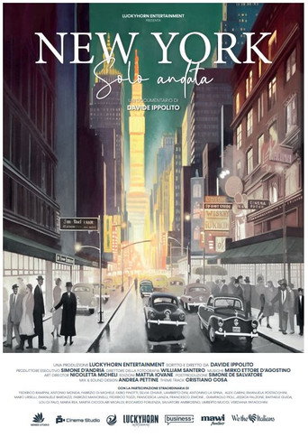 Cartel de New York solo andata