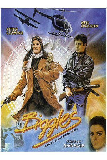 Cartel de Biggles, el viajero del tiempo