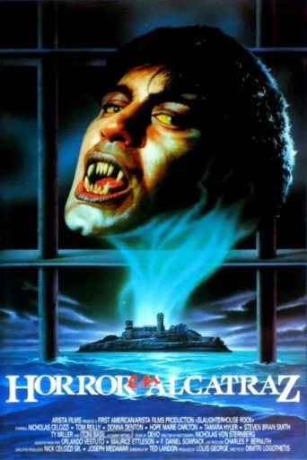 Cartel de Horror en Alcatraz