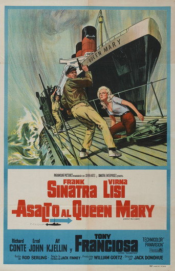 Cartel de Asalto al Queen Mary