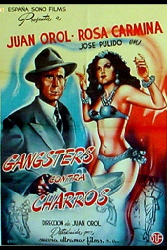 Cartel de Gángsters contra charros