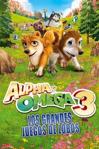 Cartel de Alpha y Omega 3: Los grandes juegos de los lobos