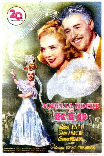 Cartel de Aquella noche en Río