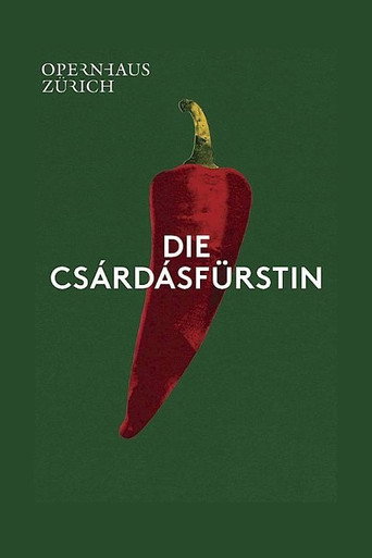 Cartel de Die Csárdásfürstin - Opernhaus Zürich