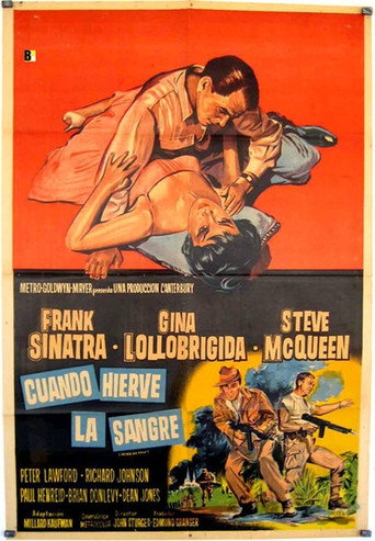 Cartel de Cuando hierve la sangre