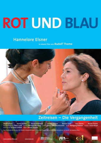 Cartel de Rot und blau