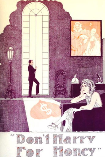 Cartel de Don't Marry for Money