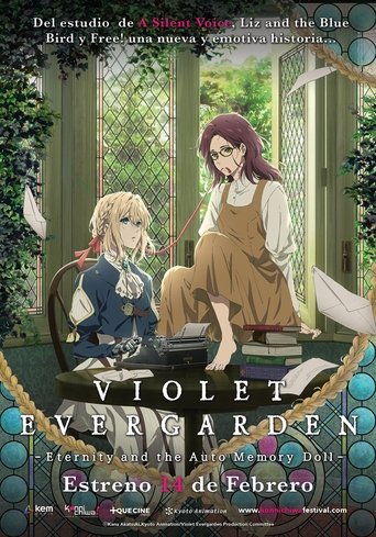 Cartel de Violet Evergarden: La eternidad y la muñeca de recuerdos automáticos