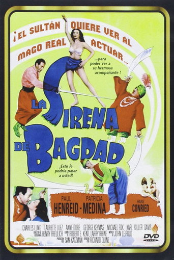 Cartel de La sirena de Bagdad