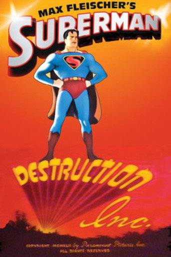 Cartel de Superman: Destrucción Incorporada