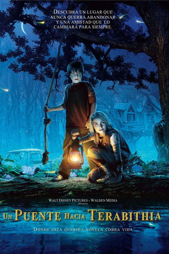 Cartel de Un puente hacia Terabithia
