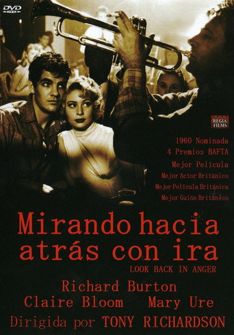Cartel de Mirando hacia atrás con ira