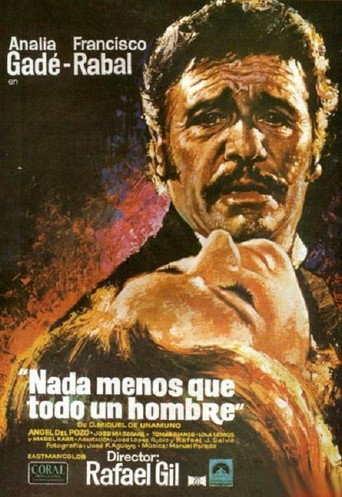 Cartel de Nada menos que todo un hombre