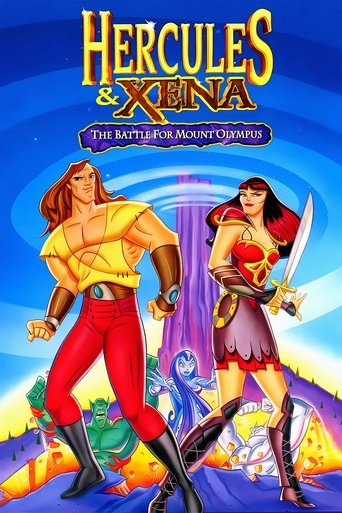 Cartel de Hércules & Xena: La Batalla por el Monte Olimpo